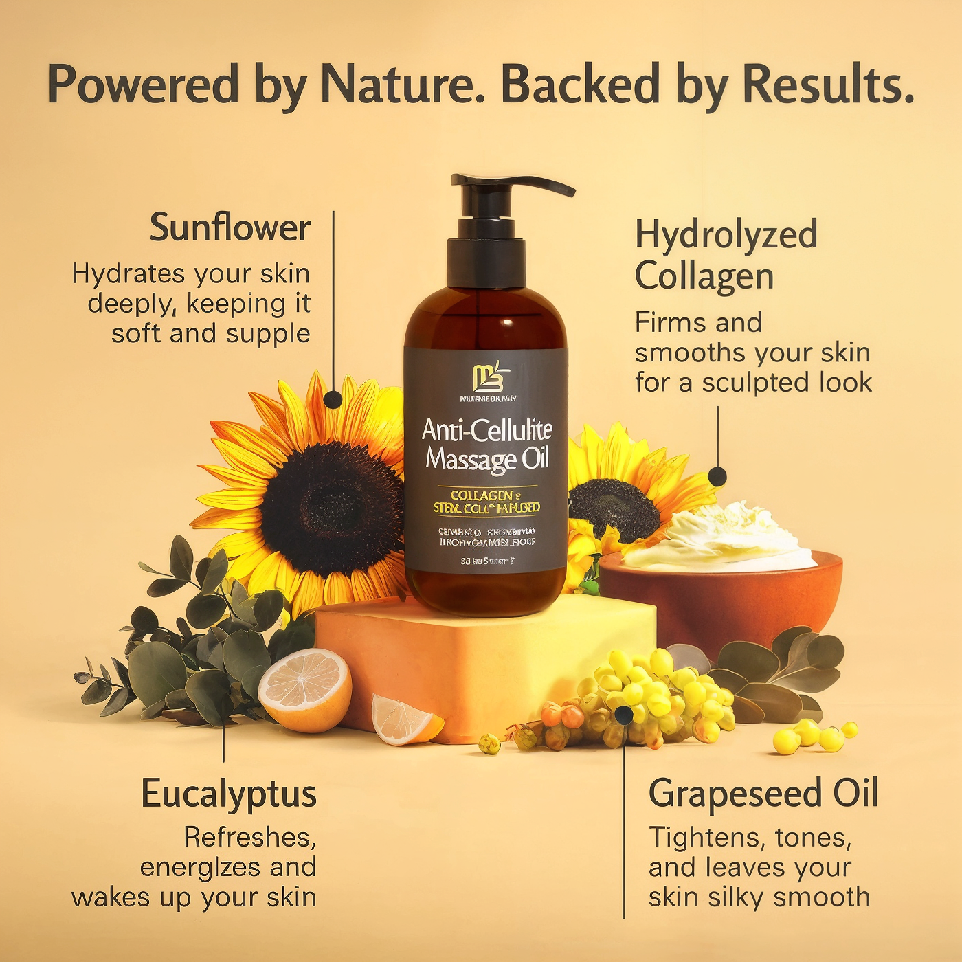 Lissome Tone & Glow — Anti Cellulite Massage Oil