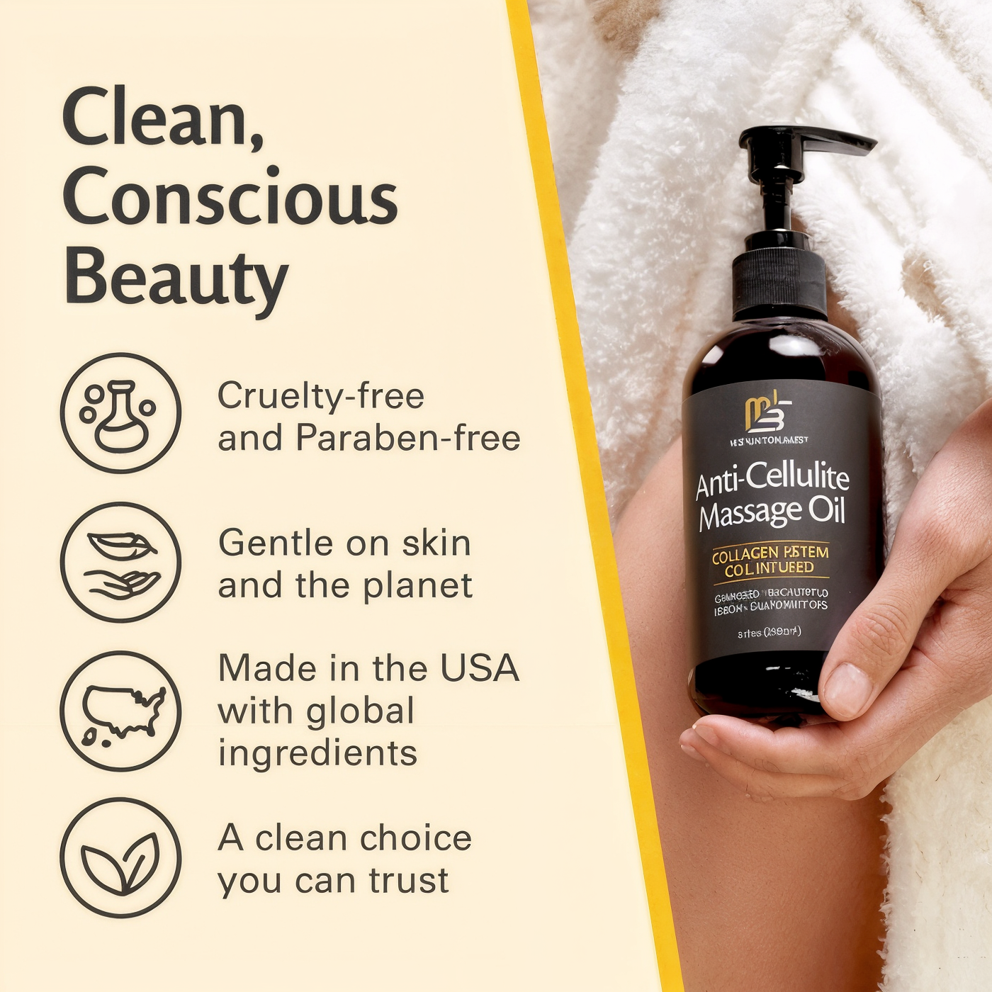 Lissome Tone & Glow — Anti Cellulite Massage Oil
